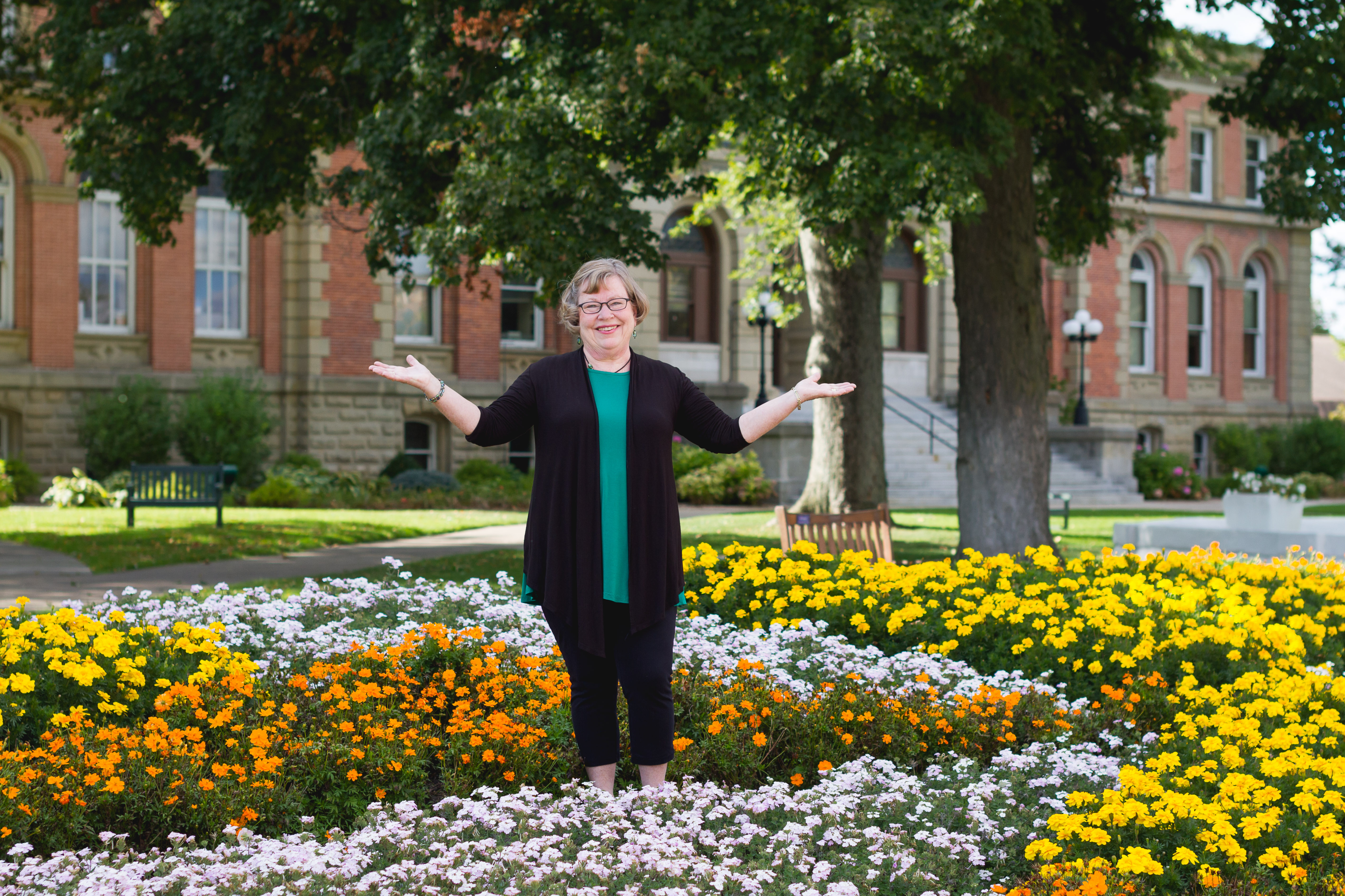 Love Where You Live: Janet Buccicone’s leadership behind the beauty at downtown Goshen’s Quilt Garden