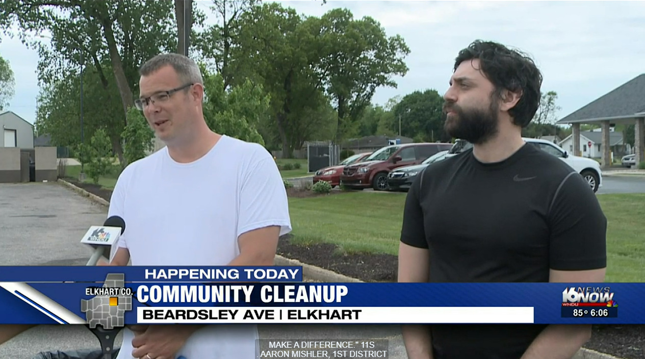 Elkhart neighborhood cleans up together for the good of everyone